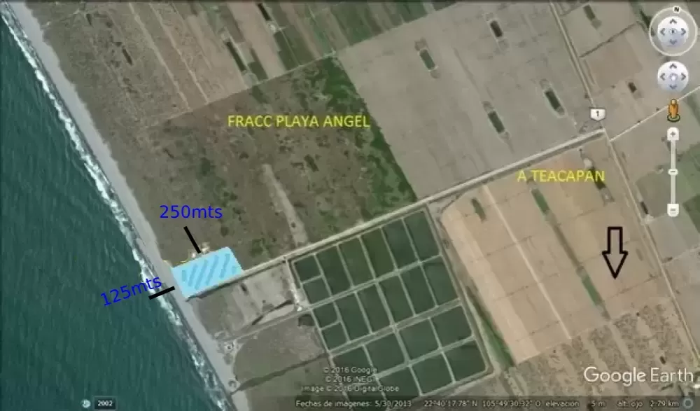 LAND ON THE ANGEL TEACAPAN BEACH
